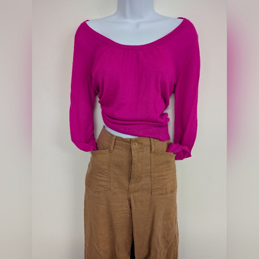 The Limited Vibrant Pink Knit Top